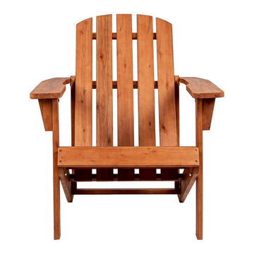 Westport Outdoor Patio Traditional Acacia Wood Adirondack Chair - JONATHAN Y